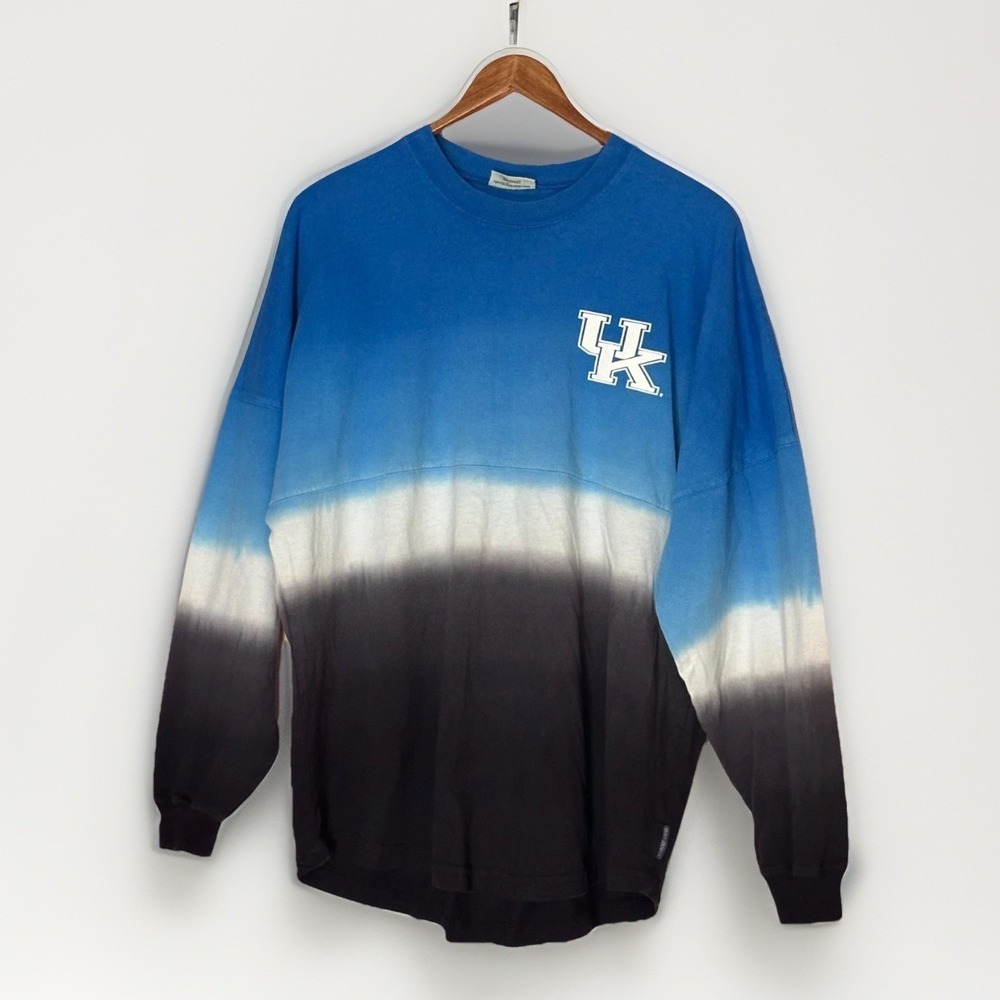 Vintage Spirit Jersey Kentucky Wildcats NCAA Basketball Blue Ombre Medium T